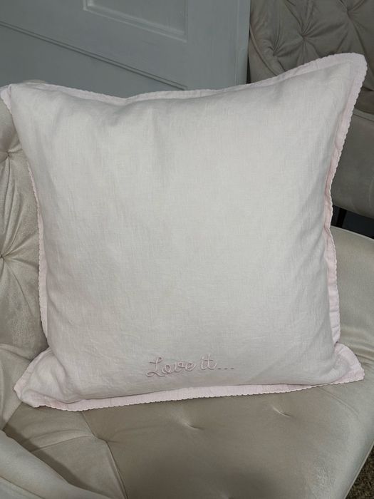 Piekne poszewki 2szt Riviera Maison Len shabby chic prowansalski