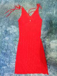 Sukienka czerwona r. 36