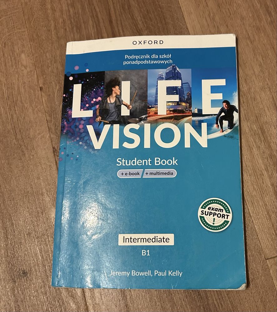 podręcznik oraz ćwiczenia z języka angielskiego life vision B1