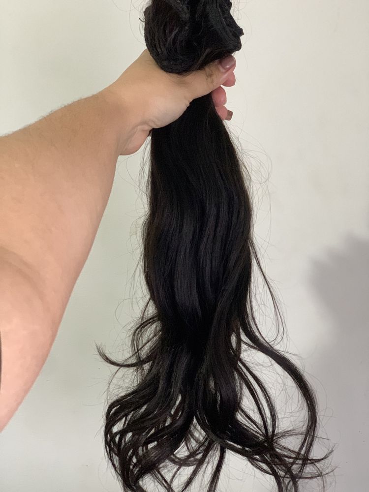 Cabelo humano 40 cm