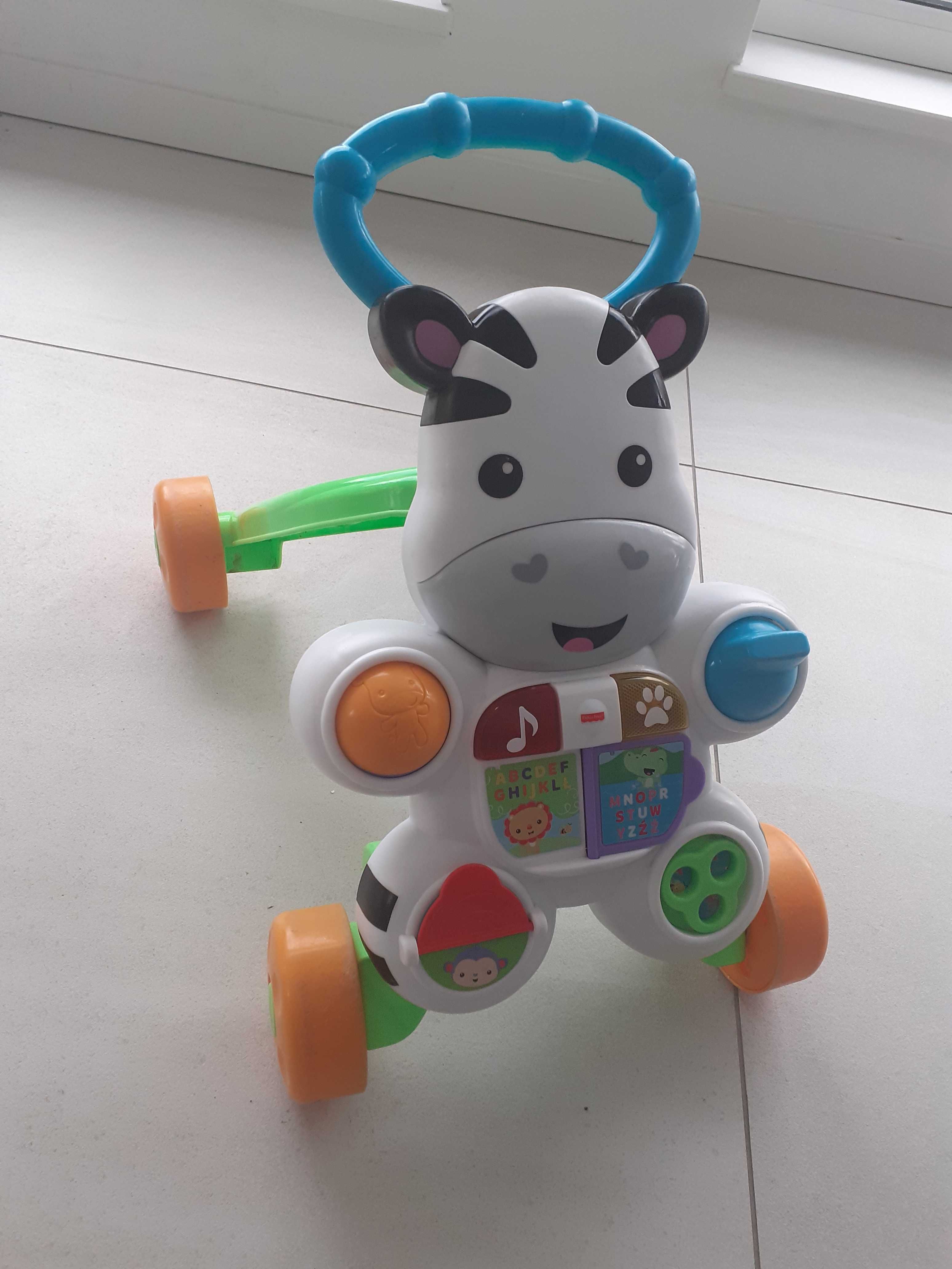 Interaktywny chodzik Zebra- Fisher Price