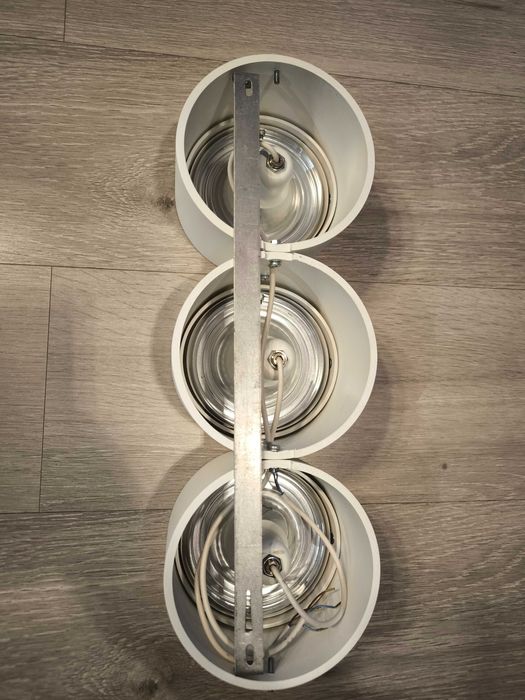 Reflektor sufitowy trzypunktowy LUMOS 3 biały, 42 cm