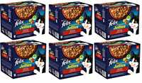 Mokra Karma PURINA FELIX SENSATIONS JELLIES Wiejskie Smaki 144x 85g