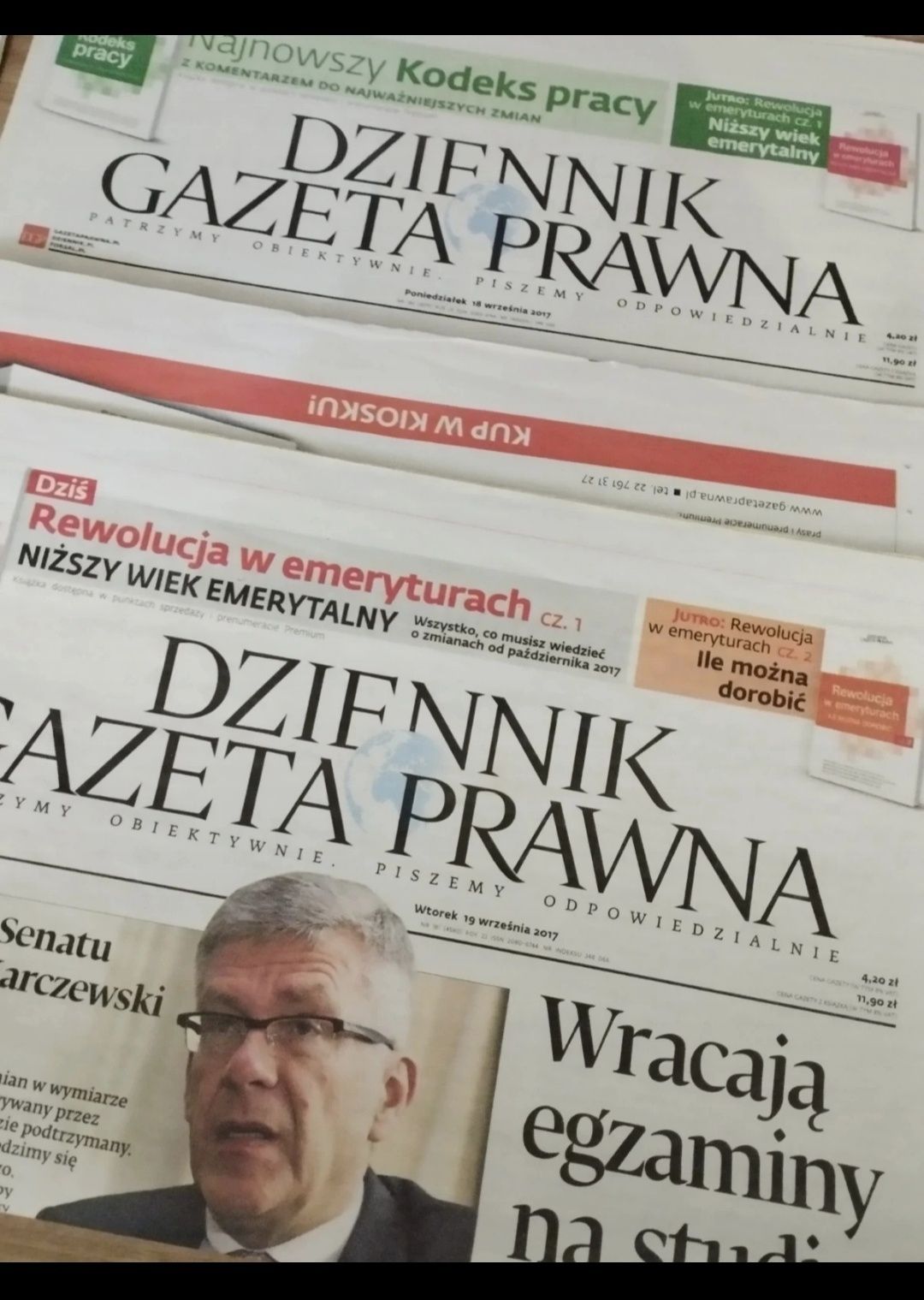 Gazeta prawna 4 szt
Rok 2x2017,2018,2019