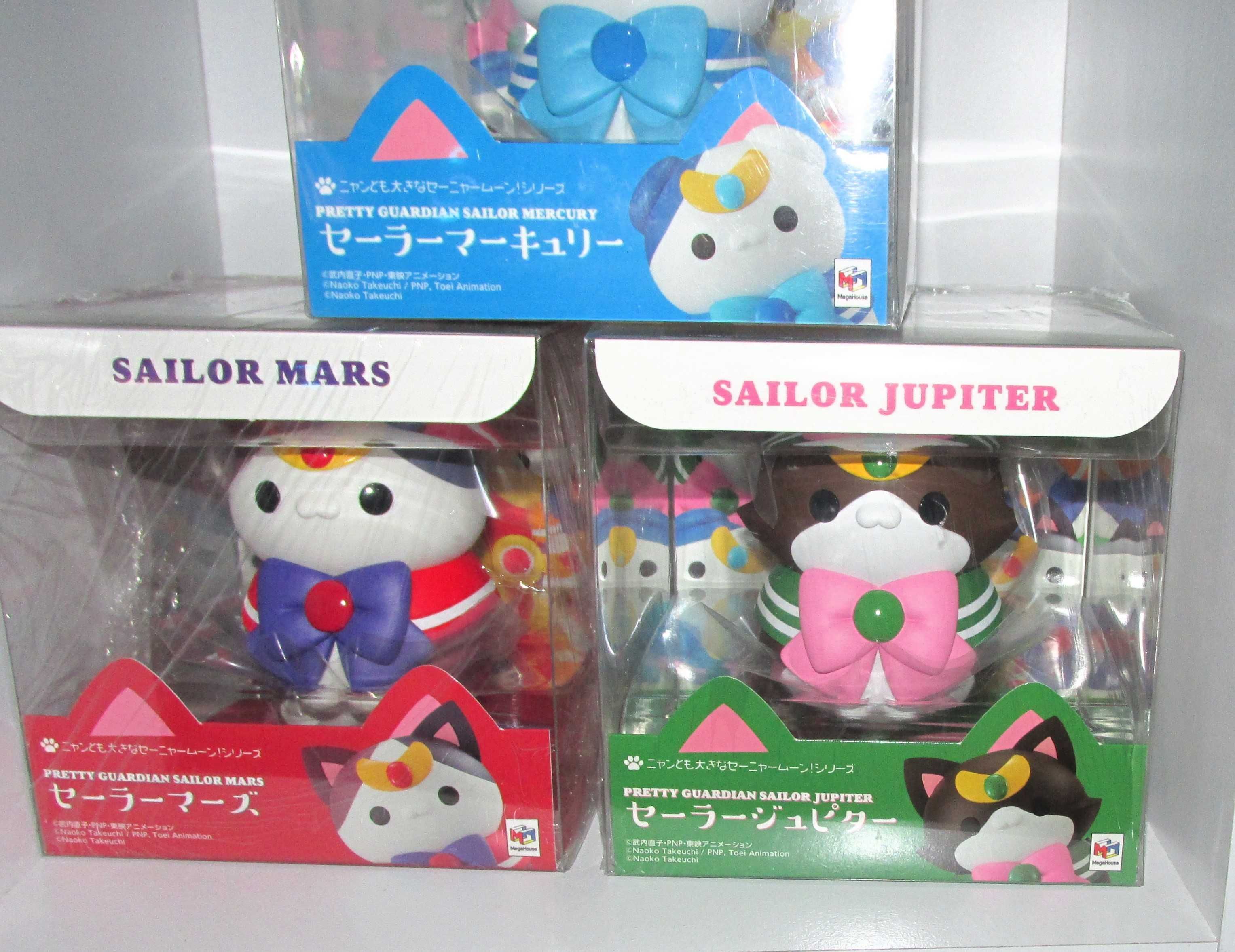 Pretty Guardian Sailor Mars & Mercury & Jupiter Novo/Selado