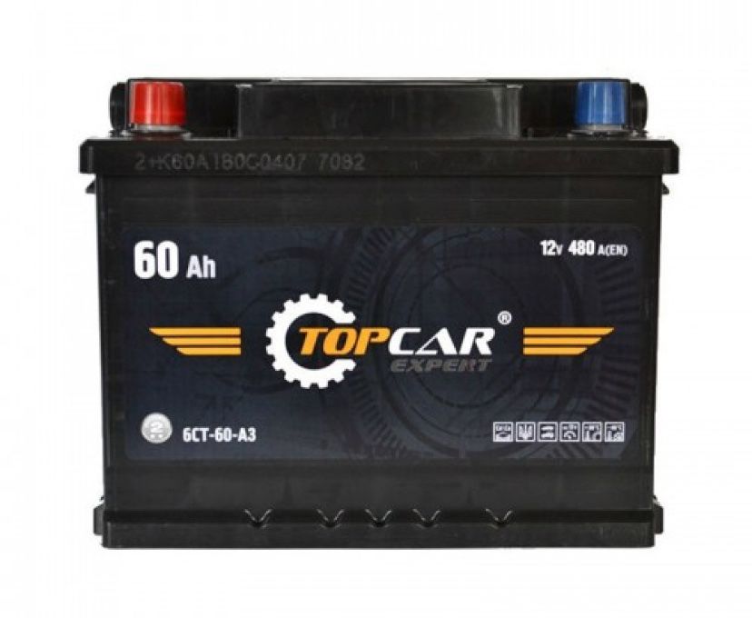 Автомобильный аккумулятор Top Car Expert 6-СТ 60Ah L+ 480A