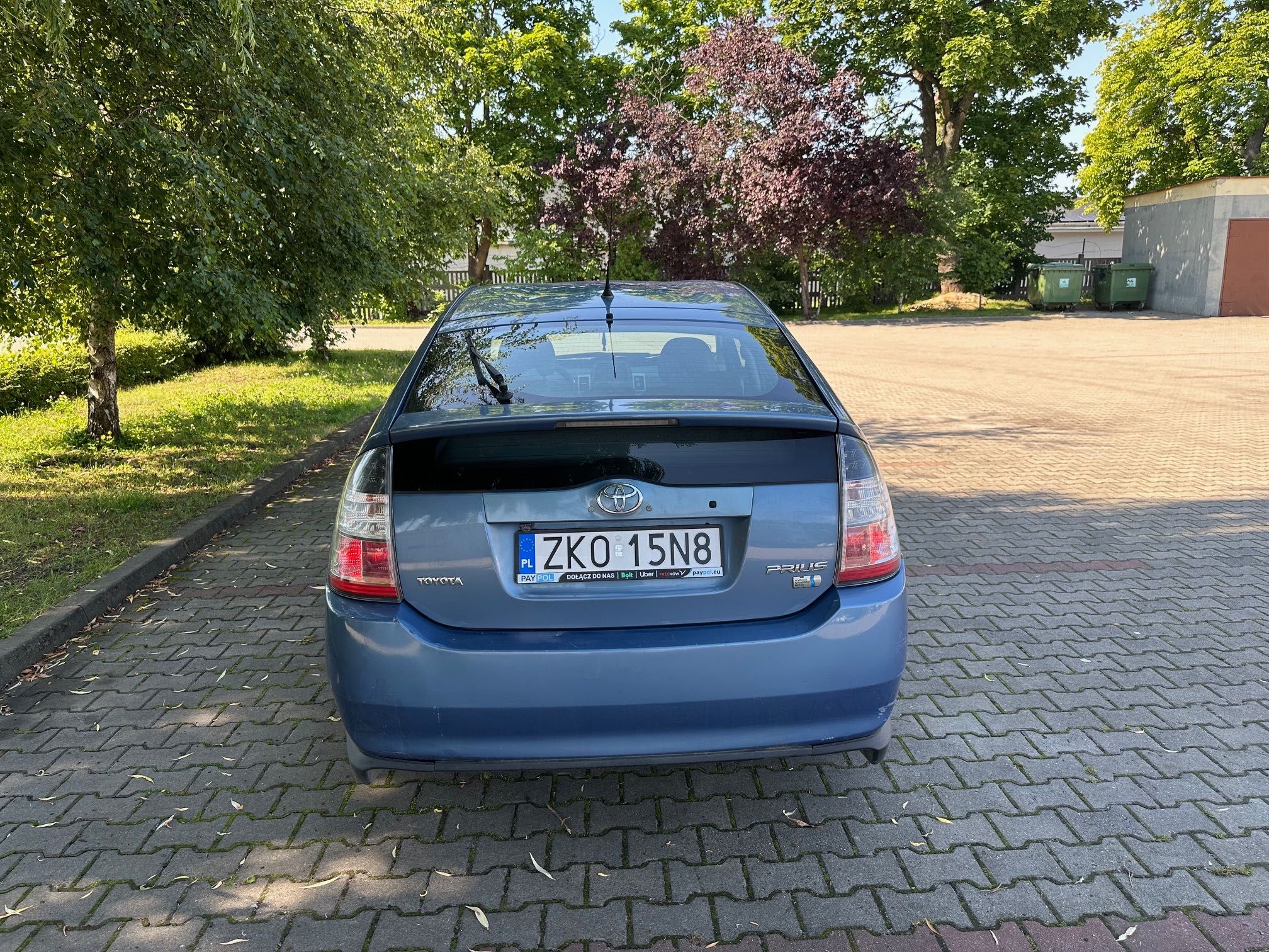 Toyota Prius II 1.5 HYBRYDA + GAZ Skóry, klima, radio, świeże OC i PT!