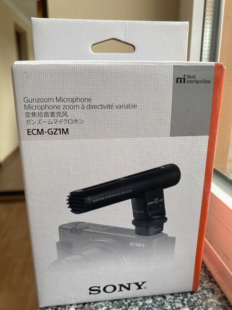 Microfone SONY ECM-GZ1M para câmeras alphas como novo.