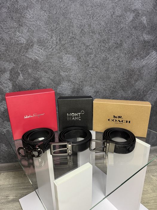 Ремень salvatore ferragamo coach louis vuitton