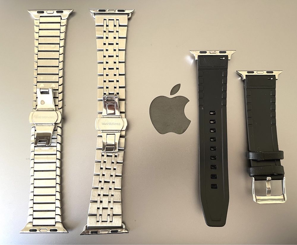 Ремешок, браслет стальной, титановый Apple Watch 42 44 45 49 мм