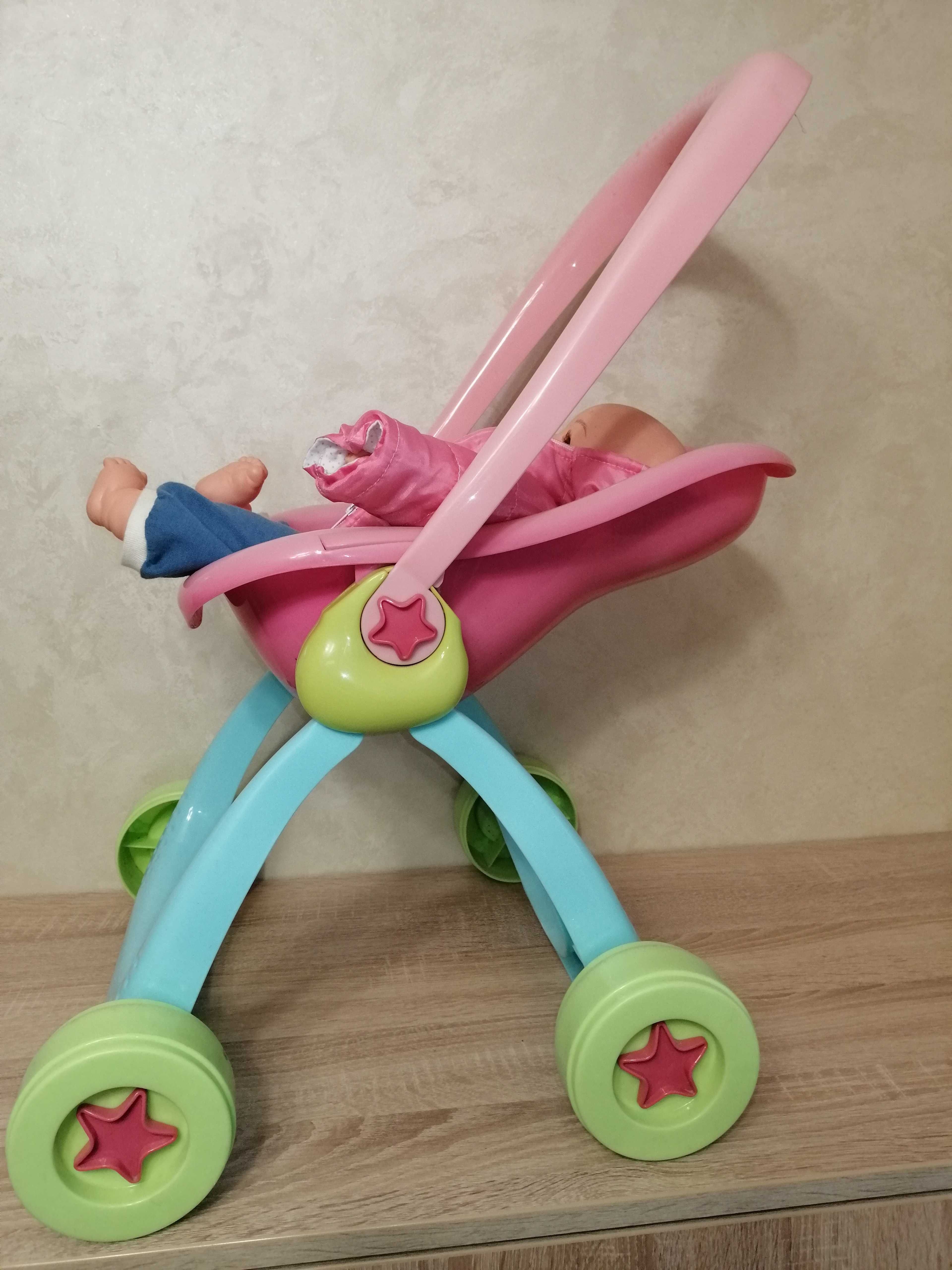 Wózek dla lalek + lalka