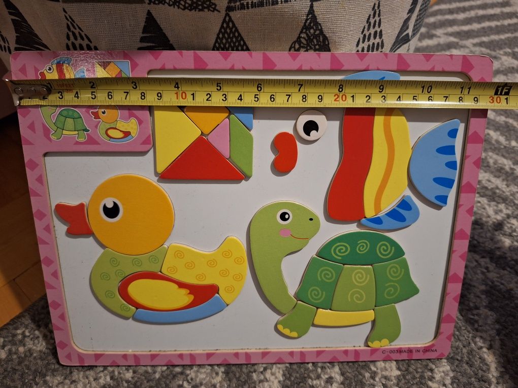 Puzzle magnetyczne dla najmłodszych 4 obrazki