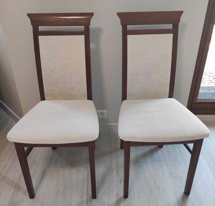 Eleganckie krzesła w rewelacyjnym stanie - komplet 6 szt