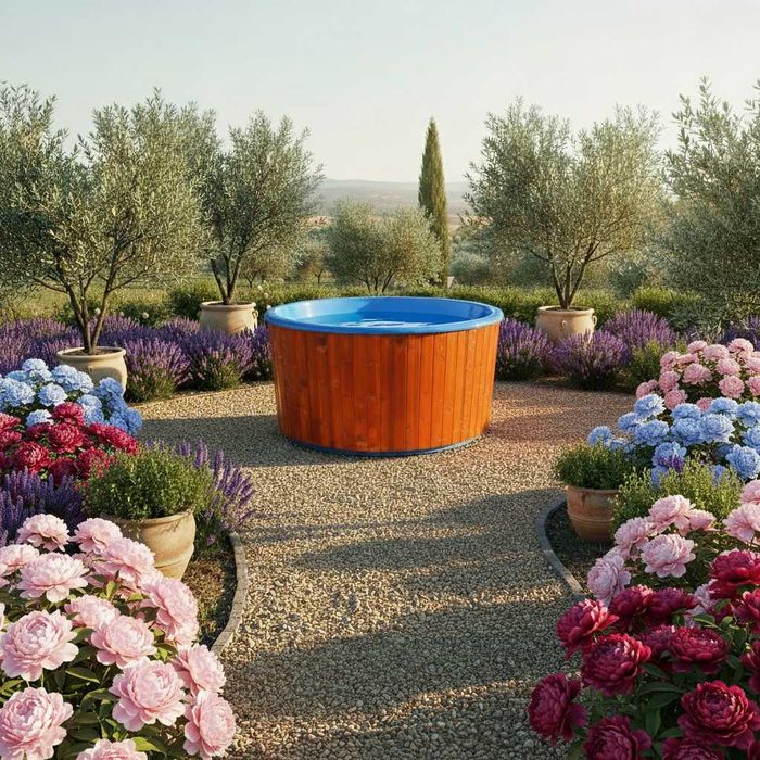 Całoroczna balia 6 os masaż pokrywa LED basen jacuzzi sauna transport