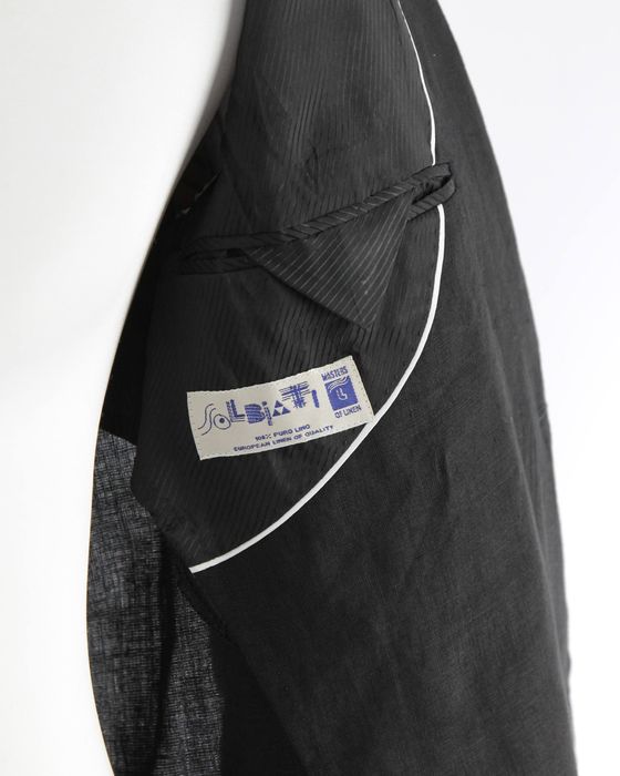 HUGO BOSS чоловічий чорний піджак з льону, лляний. Оригінал. (М)