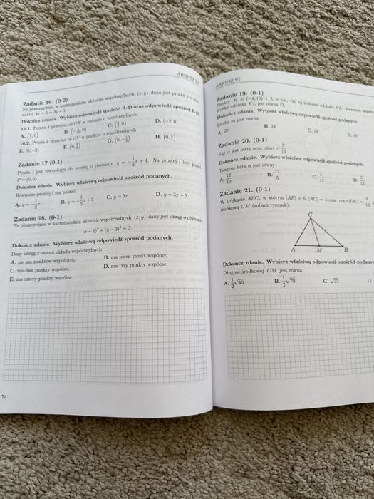 Arkusze maturalne z matematyki