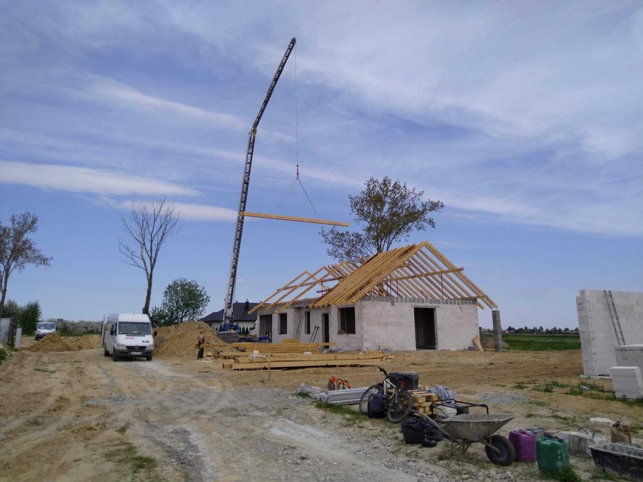 Dźwig Ciesielsko Dekarski Wynajem 27 m Lubelskie