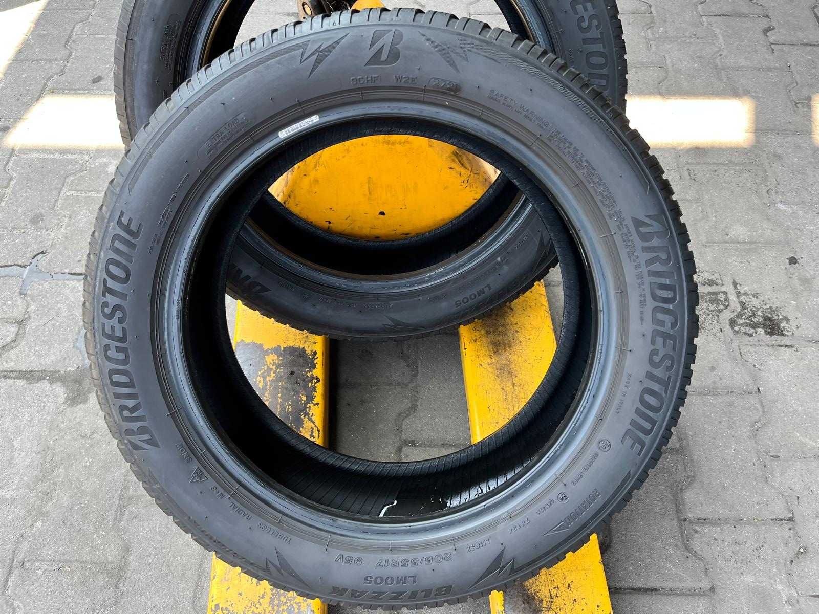 Opony zimowe 4x 205/55 R17 Bridgestone Blizzak LM005 #3600