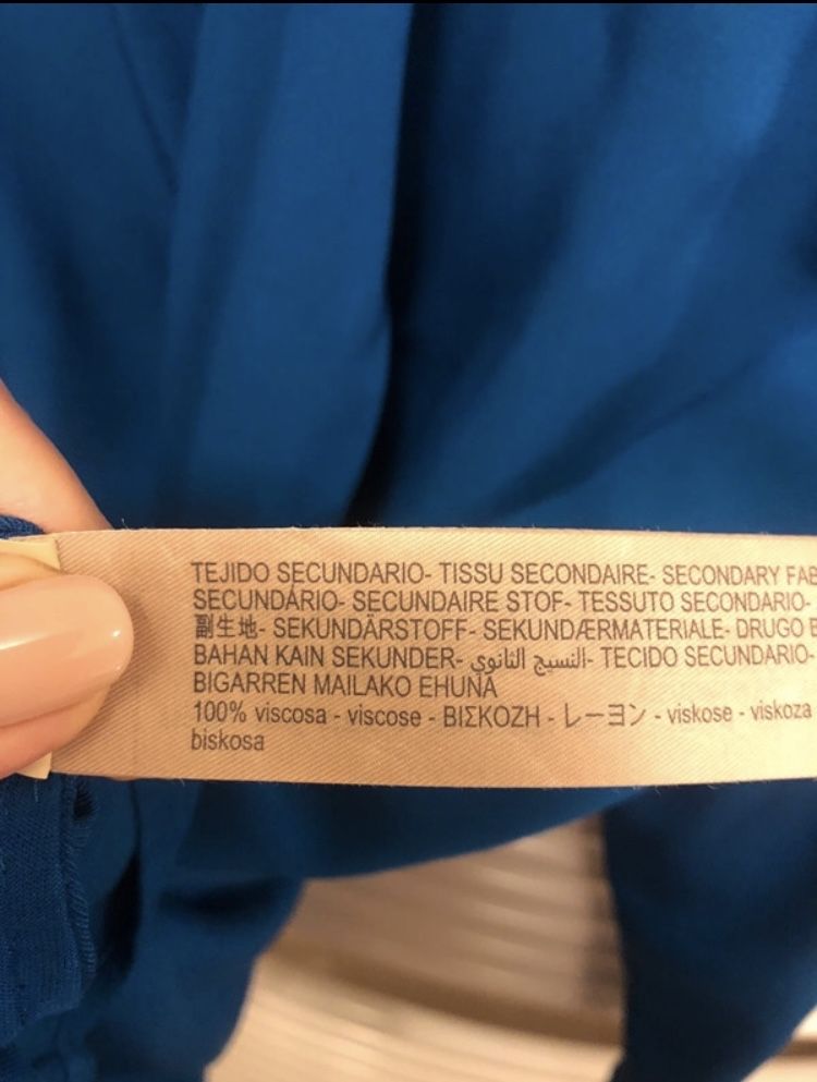 Bluzka z wiazaniem Massimo Dutti  M