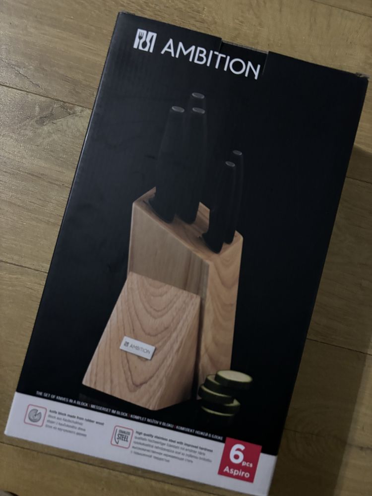 zestaw 6 noży ambition