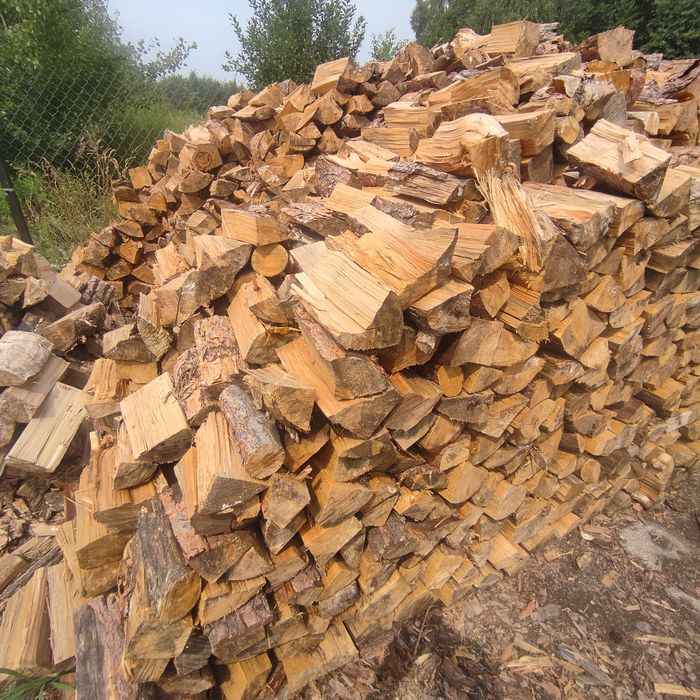Drewno kominkowe, opałowe, topola, osika, suche, sezonowane 2 lata, do