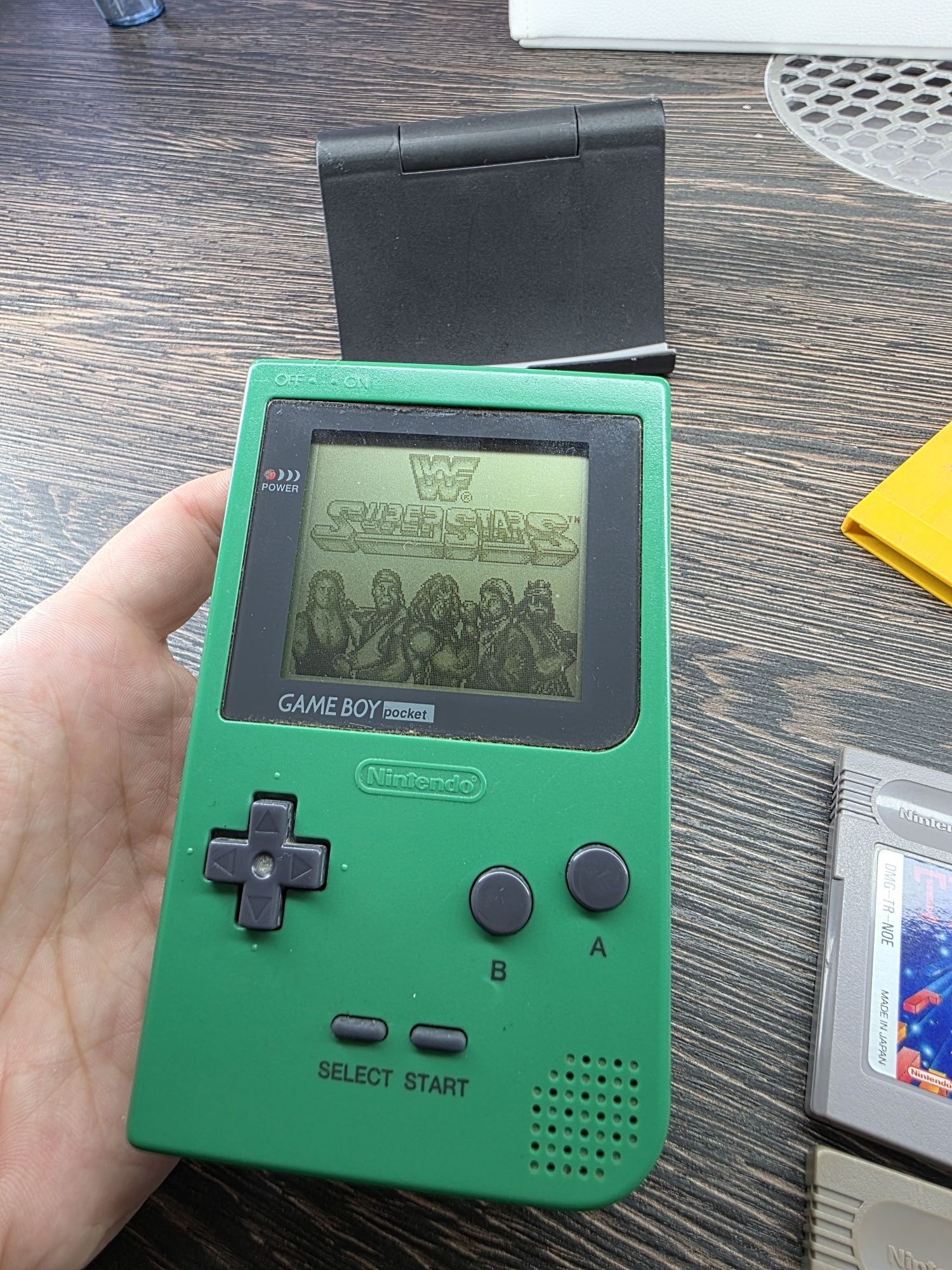 Game Boy Pocket Zielony + 7 Gier | Stan bardzo dobry | Kolekcjonerski