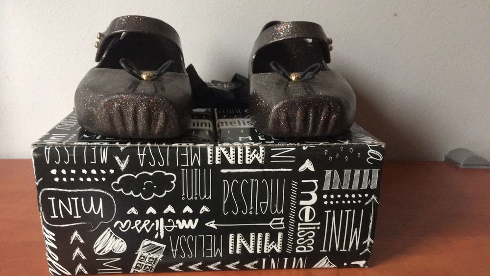 Pachnące buty Melissa Ballet - brokatowe Baleriny Dziecięce rozm 24