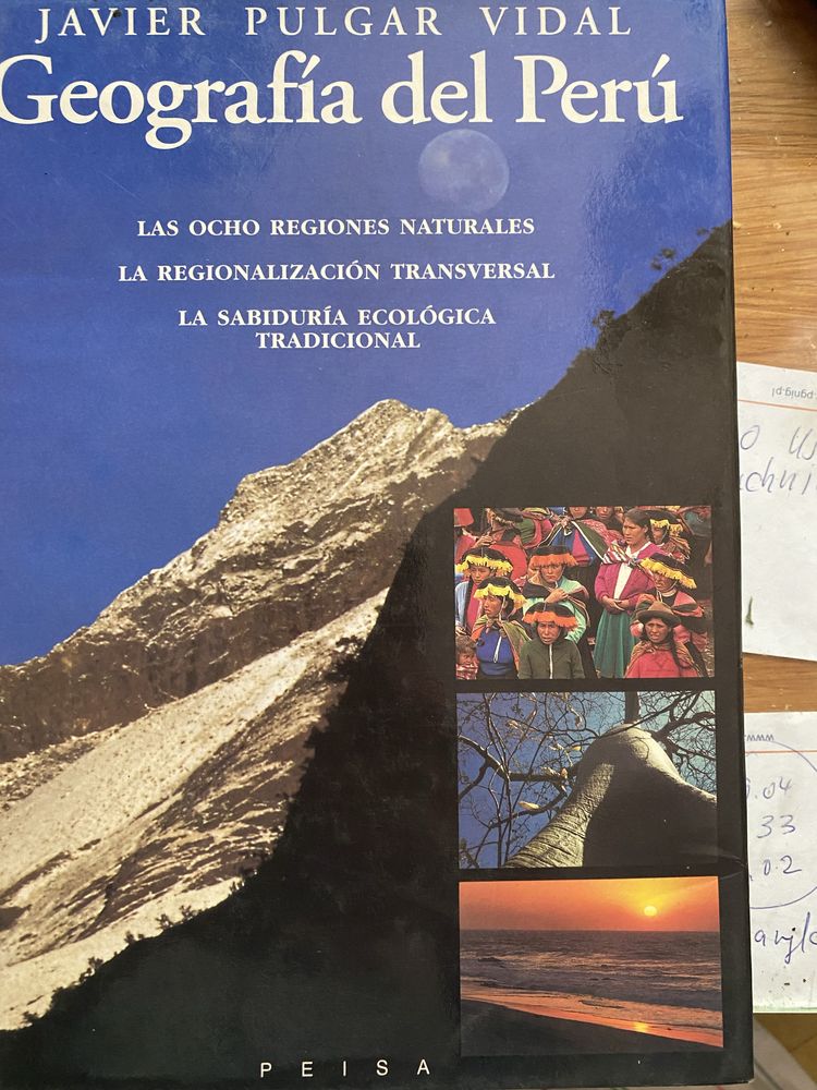 Peru - Geografia del  Peru , hiszpanski