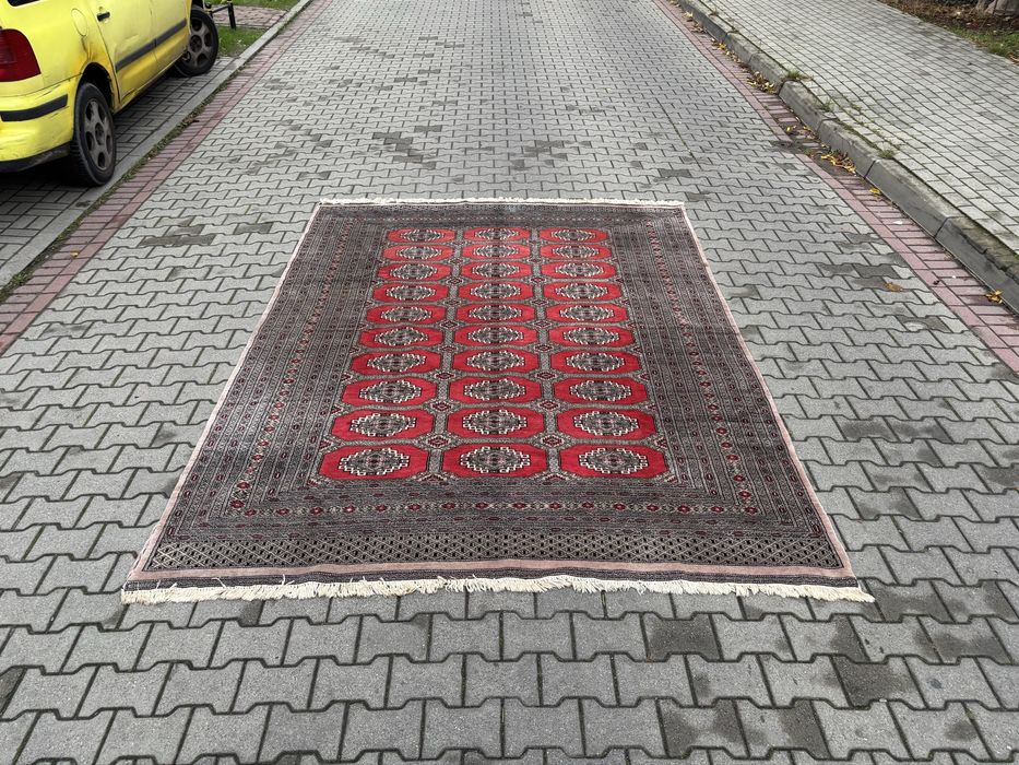 Duży Dywan perski Buchara 300x220 Ręcznie tkany