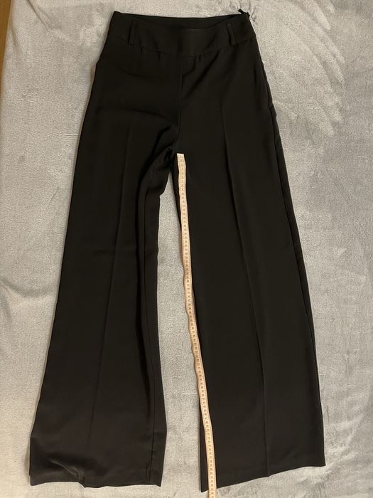 Брюки кльош штани з високою талією