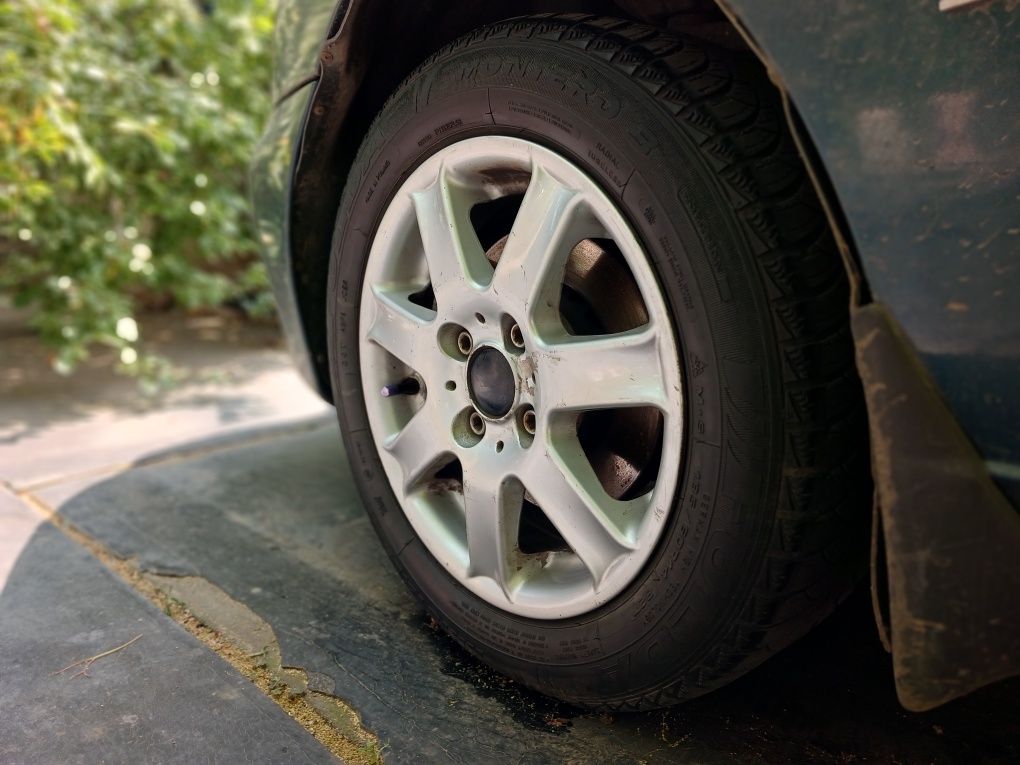 Литые диски с резиной r14 4x100 део ланос комплектом 4 штуки Секретка