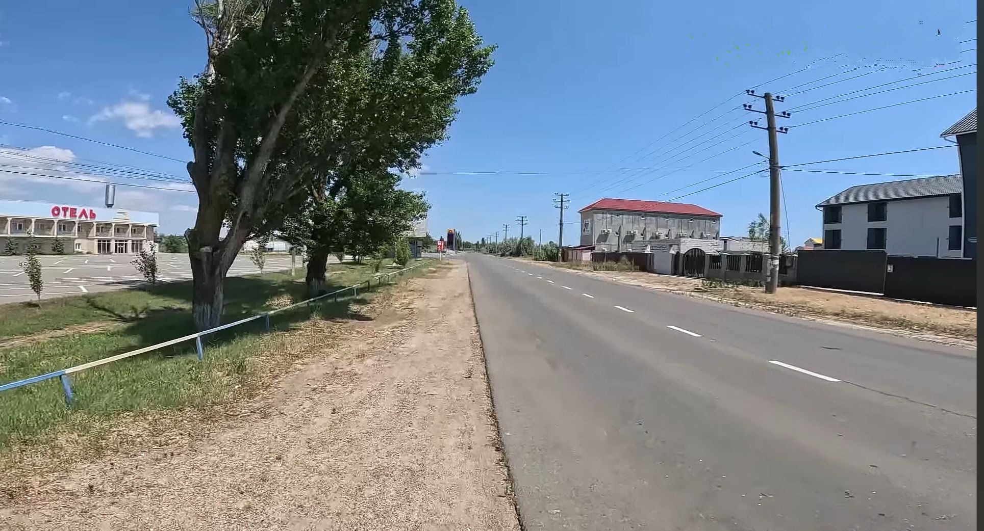 Участок в Затоке до моста со стороны Одессы