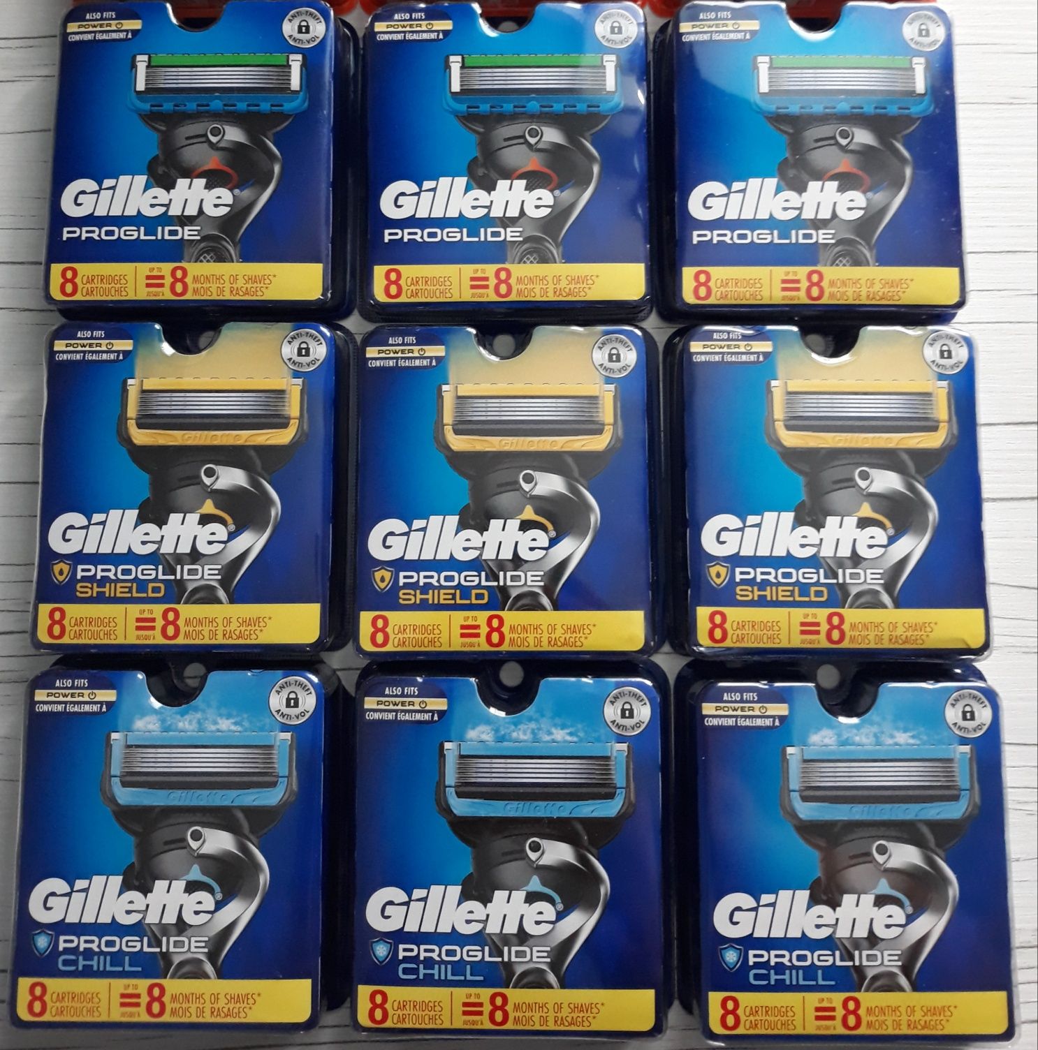 Gillette Fusion proGlide, USA, США ,Power. fusion