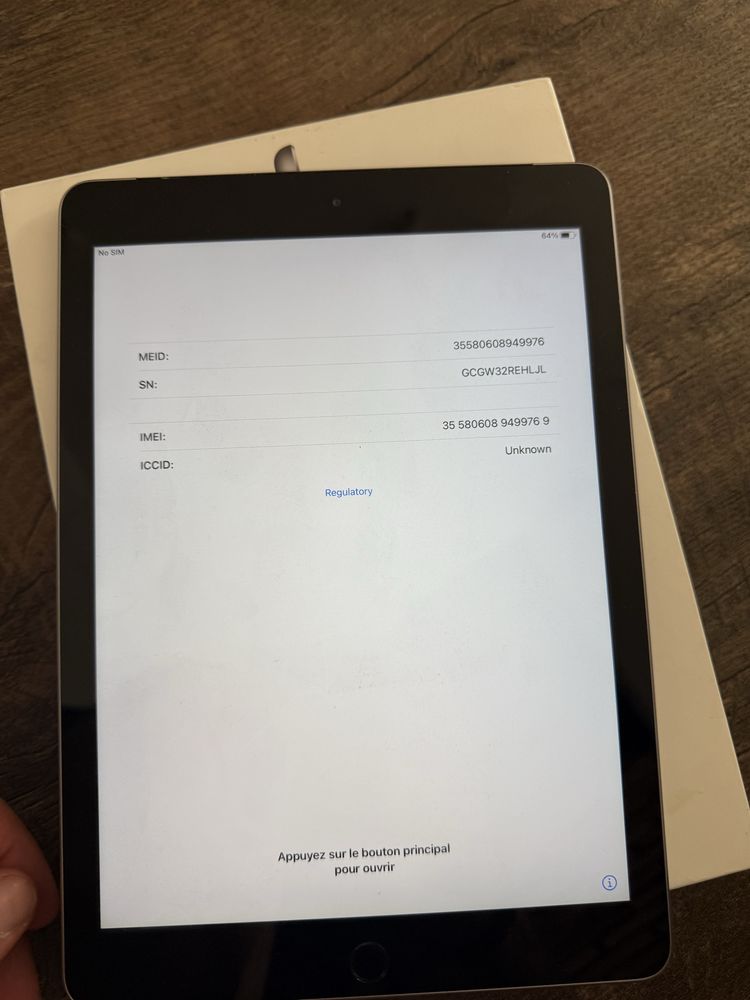 Ipad 5 sim 32 gb