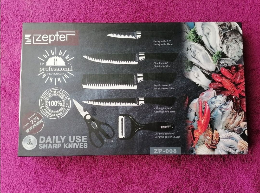 Кухонні ножі Zepter ZP-008, набір кухонних ножів
