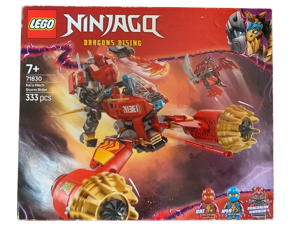 Klocki Lego Ninjago 71830 Burzowy jeździec-mech Kaia