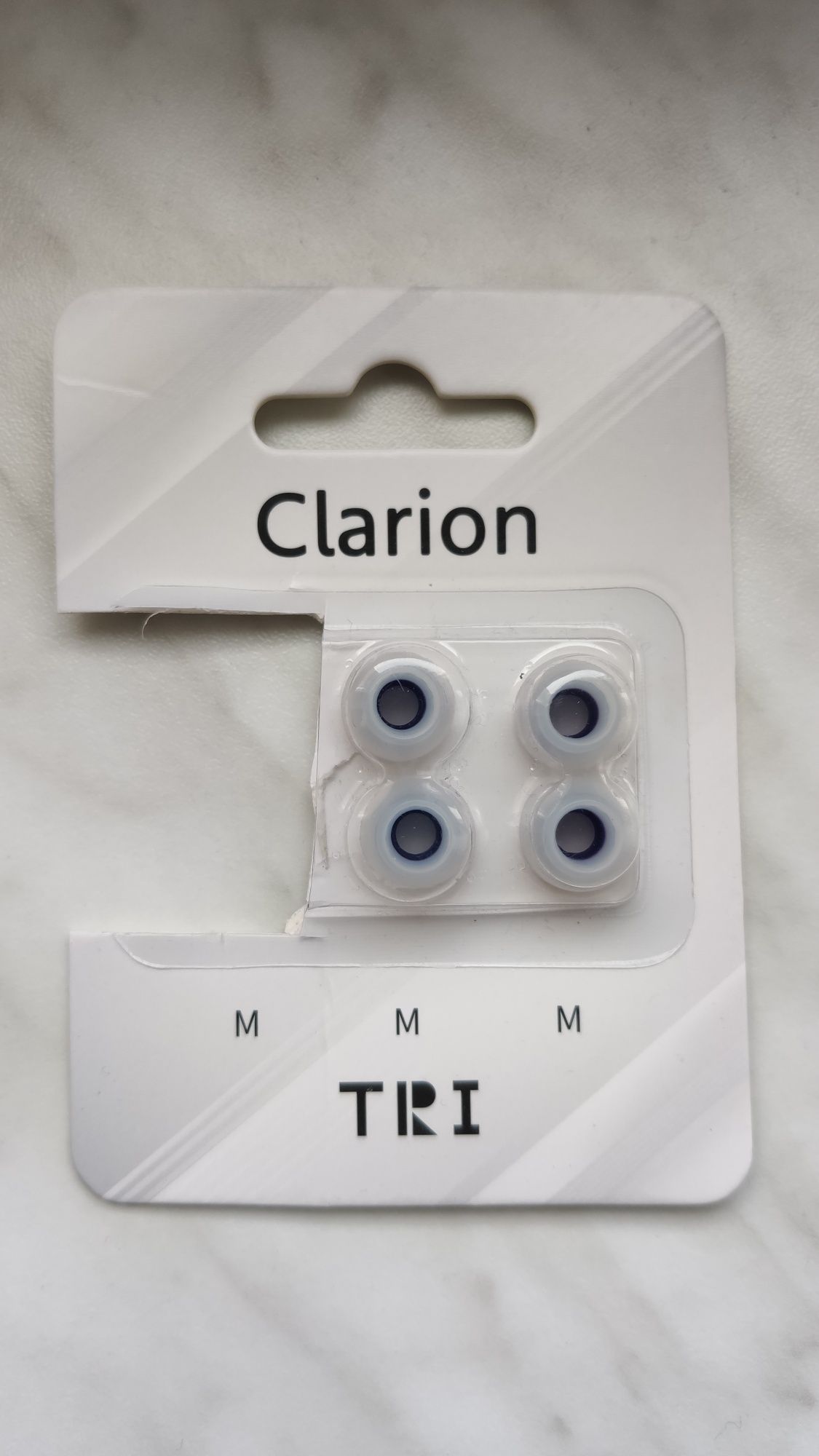 TRI Clarion rozmiar M silikonowe końcówki do słuchawek dousznych