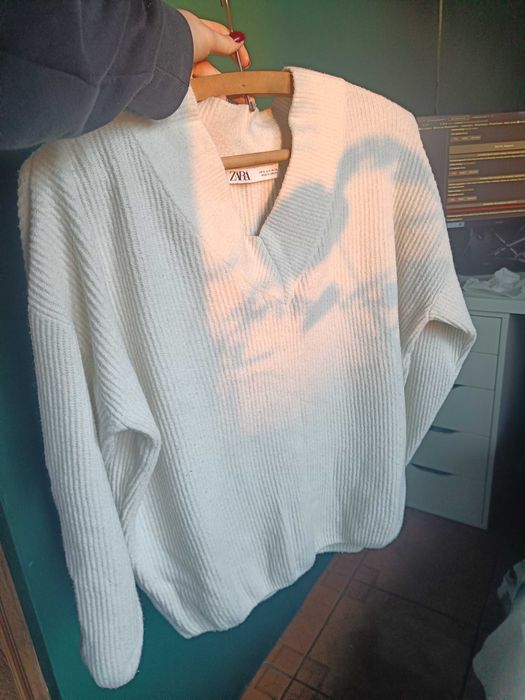 Sweter biały ZARA