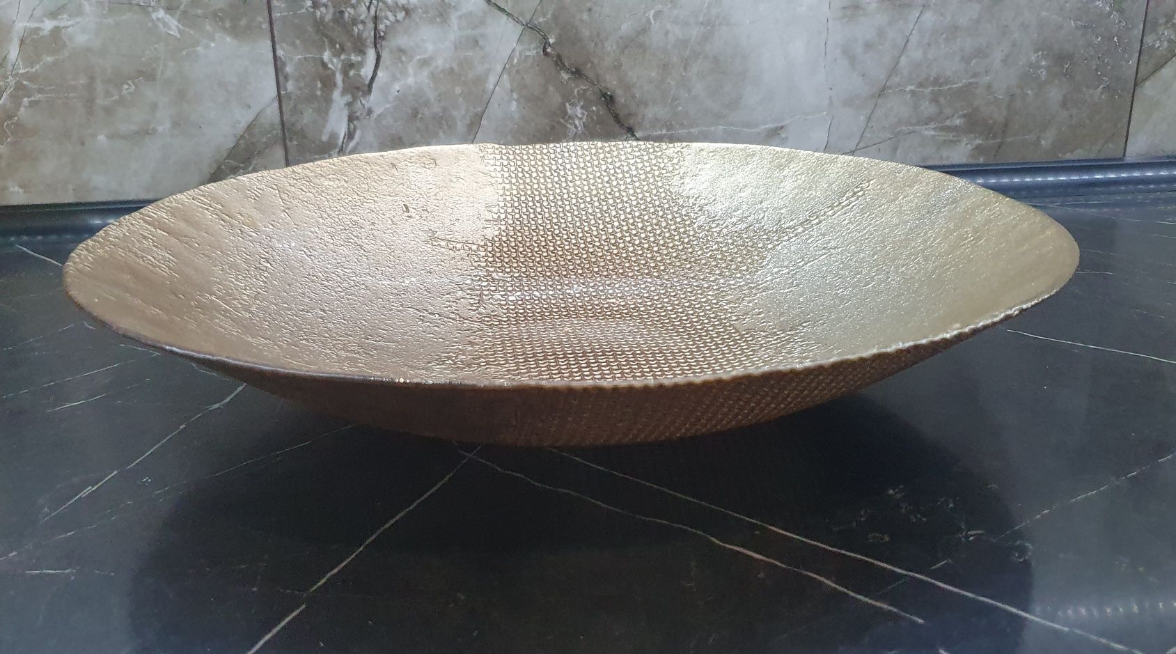 Patera 39,5cm pokryta szkłem