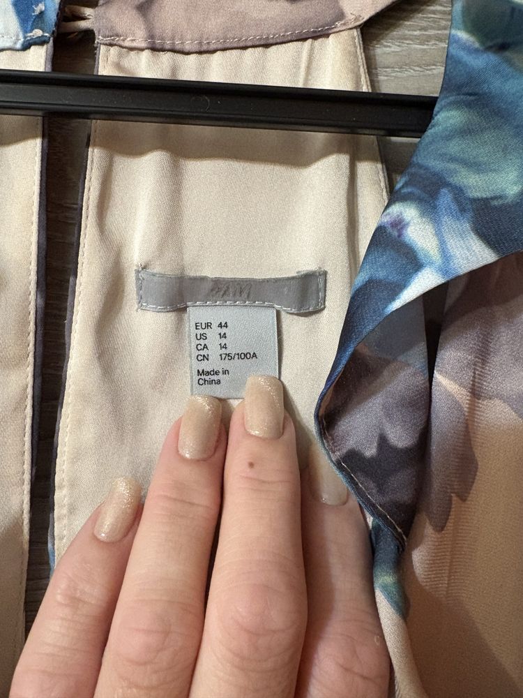 Suknia dluga , letnia H& M,rozmiar L