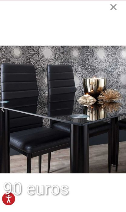 Mesa de jantar com 2 cadeiras