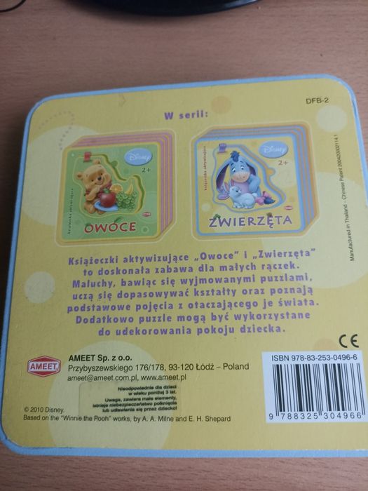 Książka aktywizująca "Zwierzęta" Disney