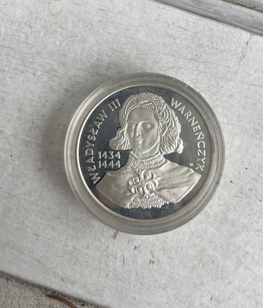Srebrna moneta Władysław III Warneńczyk 200000zł