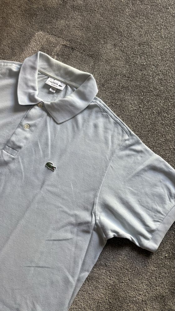 Polo Lacoste Azul Claro