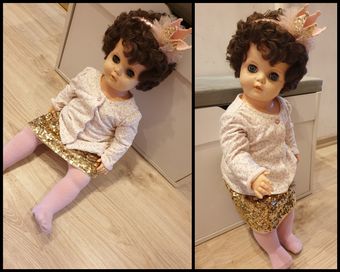 Piękna lalka 65cm do sesji Reborn Realistyczna manekin