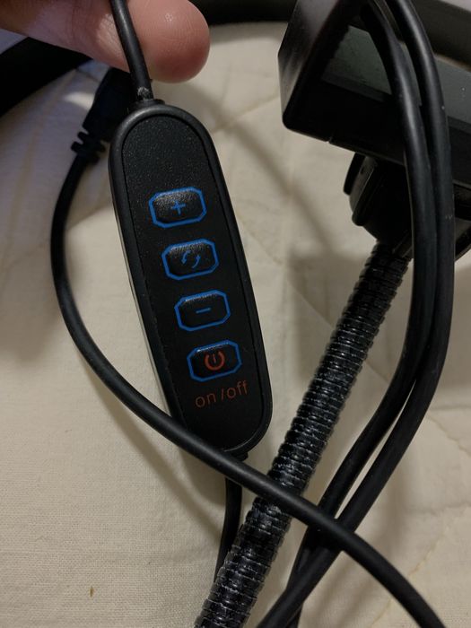 Ring Fill Light/Luminária + mini cesto para roupas