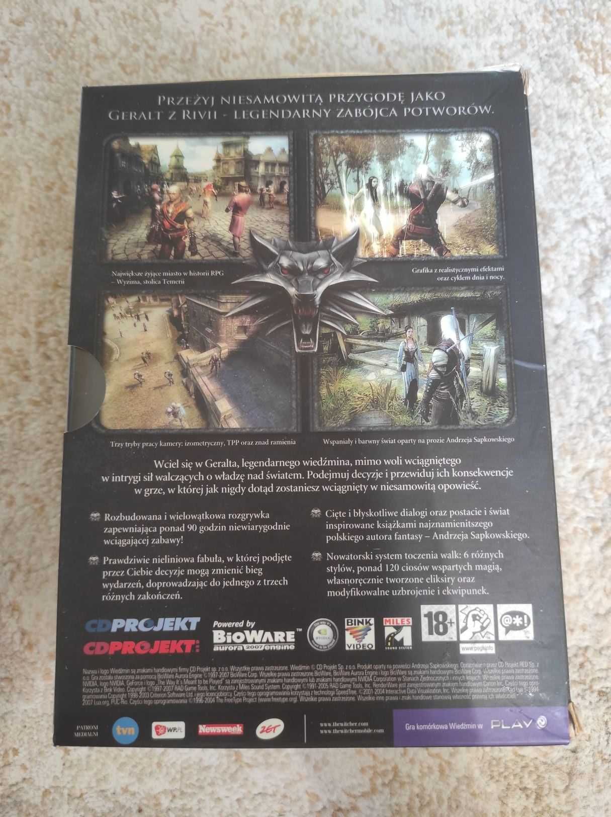 Wiedźmin 1 gra PC CD Projekt