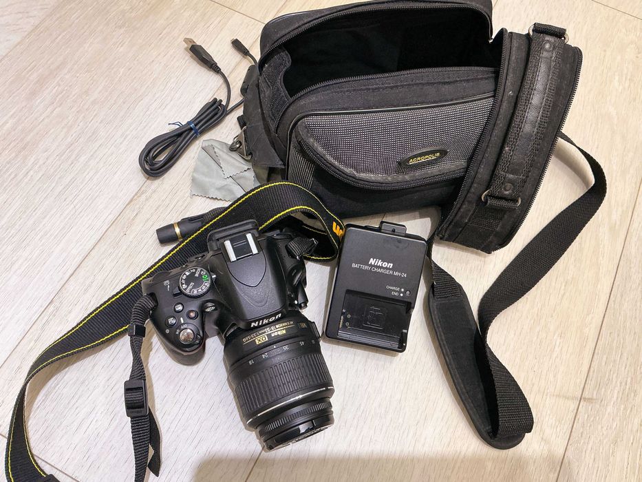 Nikon D5100 Kit 18-55 мм‼️идеал Цифровой зеркальный фотоаппарат Никон