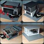 Диорама, 1/64, Хобби, Авто, 3д печать, Hot Wheels