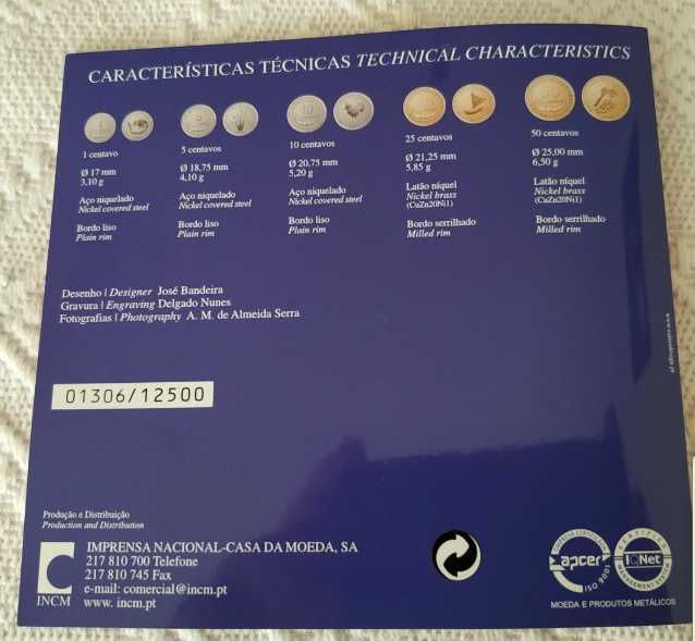 Conjunto de moedas Proof de 2005 de Timor Leste 01306 de 12500